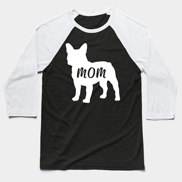 Bulldog Mom Baseball T-Shirt by adik